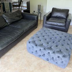 Couch, Chair And Middle Piece. 