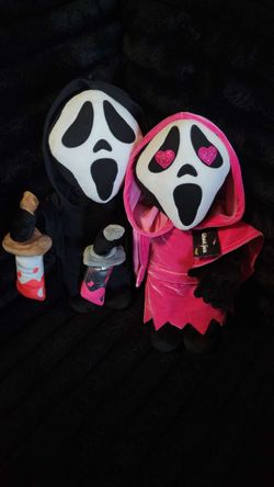 Ghost Face Scream Plush Set of Two