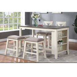 Dining table set with chairs