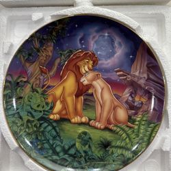 Disney's Lion King Hidden Treasures Collector Plate