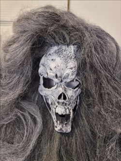 4 pc scary zombie skeleton halloween costume