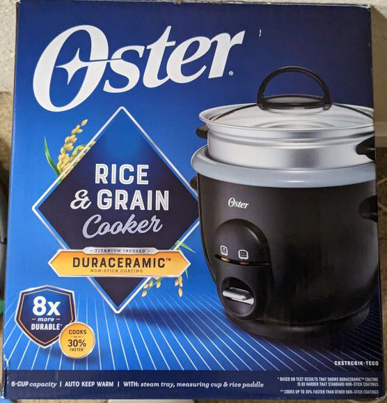  Oster Titanium Infused DuraCeramic 6-Cup Rice & Grain
