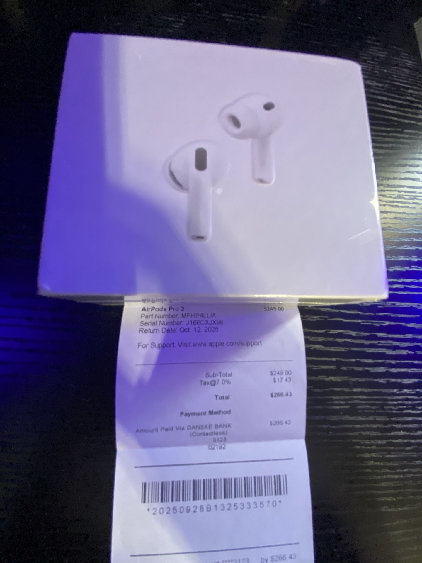 Apple AirPods Pro 3 (3rd Generation) Wireless Earbuds Type C - Excellent