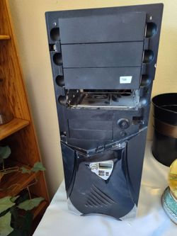 Black ATX Mid-Tower PC Desktop Case