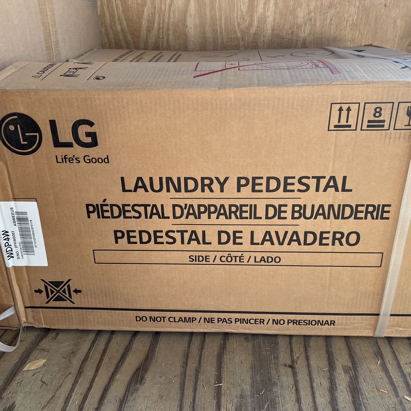 Brand New LG Laundry Pedestals in Box (White)