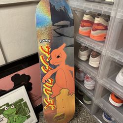 Santa Cruz x Pokémon Charmelon Skateboard Deck / New!!!