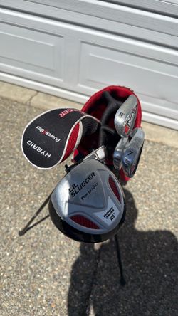 Right handed kids golf set and stand bag
