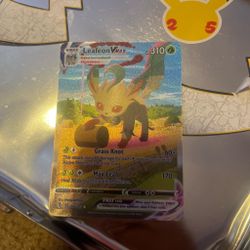 Leafon 2021 VMAX Pokémon card extremely rare