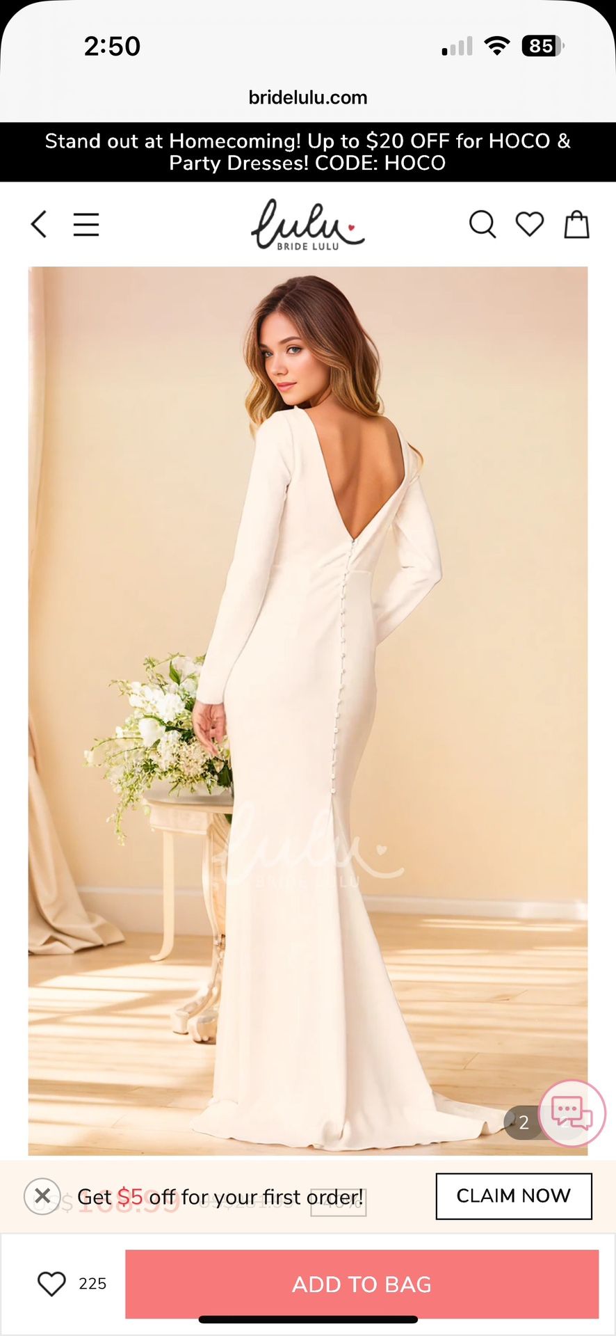 Wedding Dress Size Small