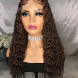Reddish Brown lace front wig