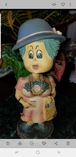 SUPER VINTAGE LADY BINGO BUBBLE HEAD