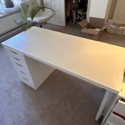 IKEA desk + ALEX Drawers