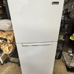 7.3 cu. ft. 2-Door Mini Fridge in White with Freezer