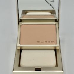 Clarins Everlasting Compact Long Wearing & Comfort Foundation Makeup AMBER 112. ORIGINAL 632068A
