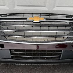 DARK CHERRY CHEVROLET TRAVERSE FRONT BUMPER 2018 2019 2020 2021