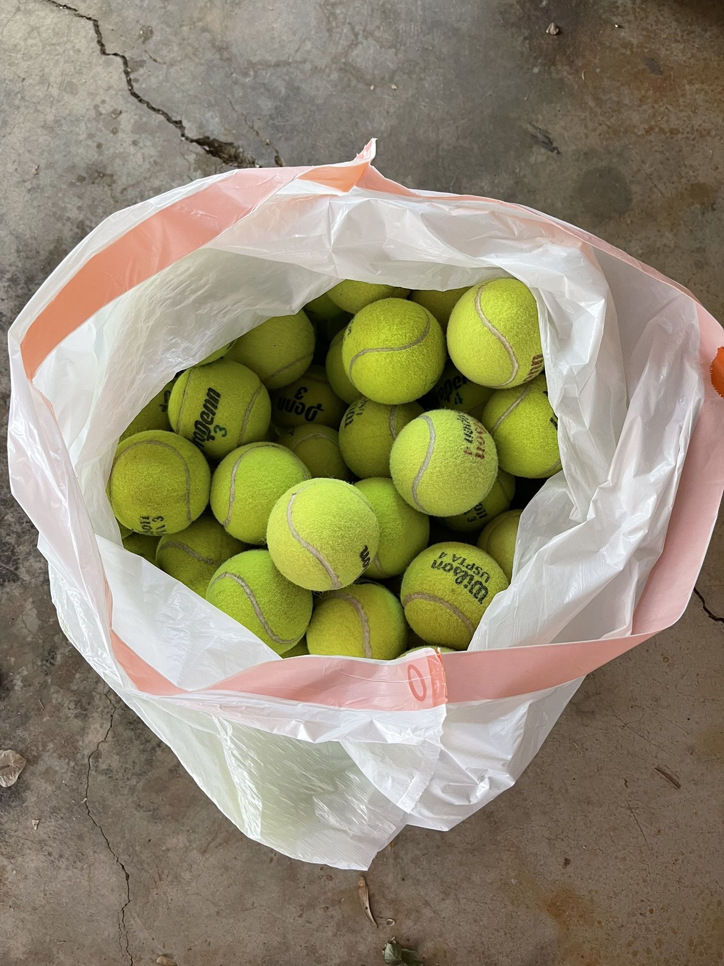 100 Used Tennis Balls