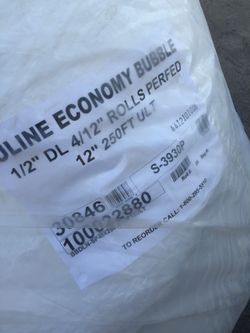 Uline economy bubble wrap(half price )