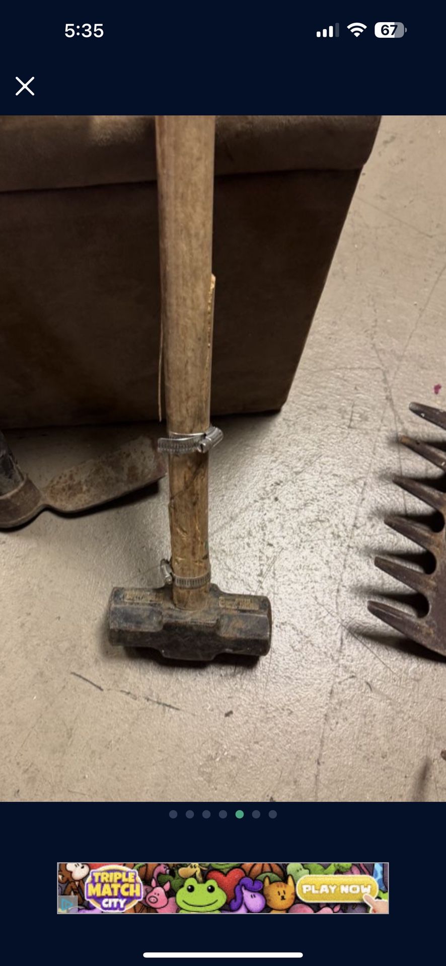 Sledge Hammer Left 1116 Airport Dr Or Rosedale With Advance Notice Message For Meet
