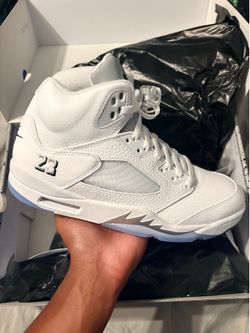 Air Jordan 5 Retro OG "White Metallic"