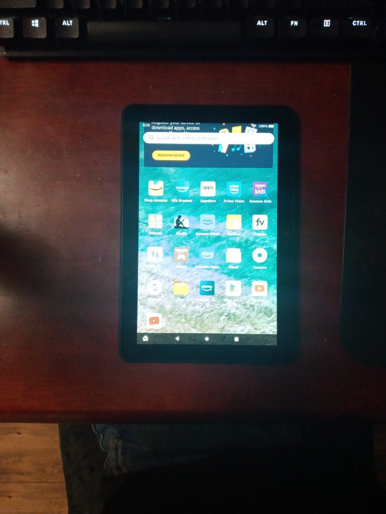 Fire HD 8 (8 inch) Tablet With Charger