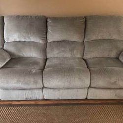 Recliner sofa (Electric) with USB charging ports (87”W x 40”H x 38”D)