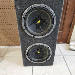 2 speaker 10" with box and Amplifier 