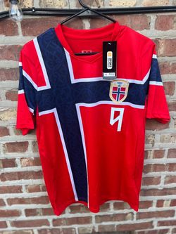 Norway HAALAND Rep Jersey and shorts  size Medium