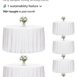 White Cloth Table Cover 