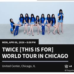 Twice Concert Tickets(read Description)