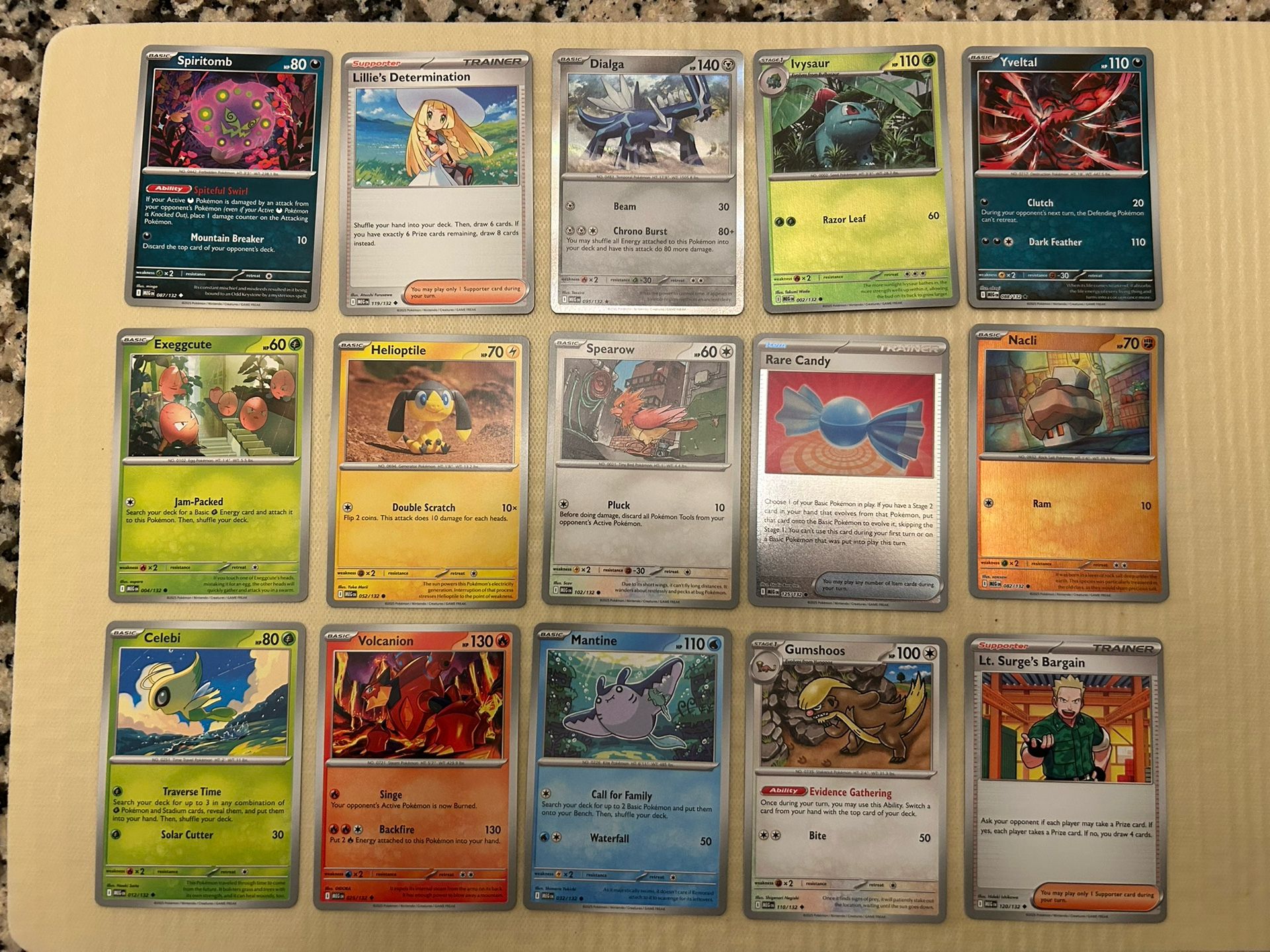Pokemon Mega Evolution Card Lot #1