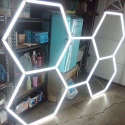 Super nice large hexagon lighting for living room wall room Wall garage door ceiling looks good anywhere you decide to place them