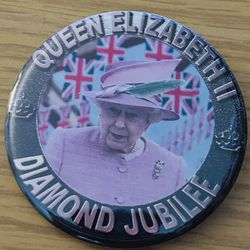 Queen Elizabeth II Diamond Jubilee Pin Brooch