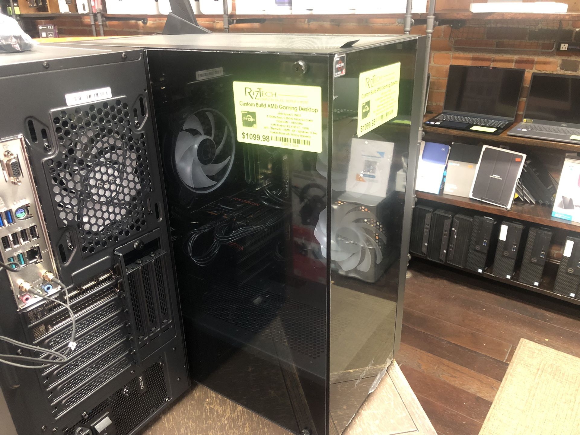 Custom AMD Gaming Desktop – Ryzen 5 7600X + RX 6700 XT – $1,099.98