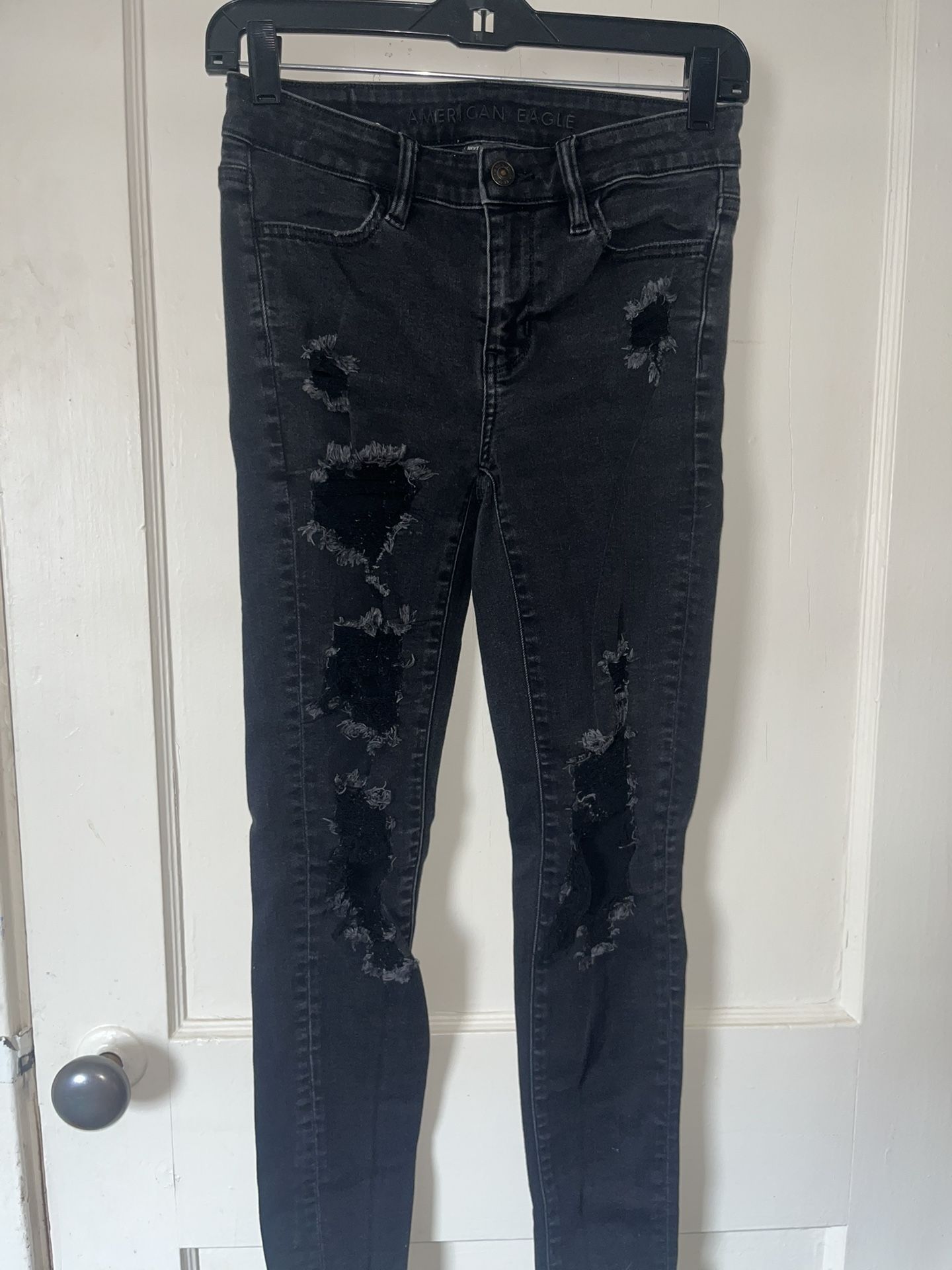 Black Ripped Skinny Jeans