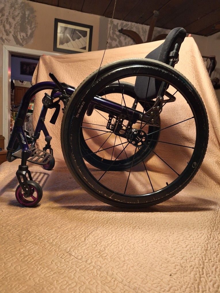 Aero Z TI Sport Wheel Chair (Purple In Color) To