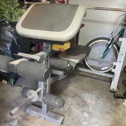 Weight Bench, 45 Lb Bar 