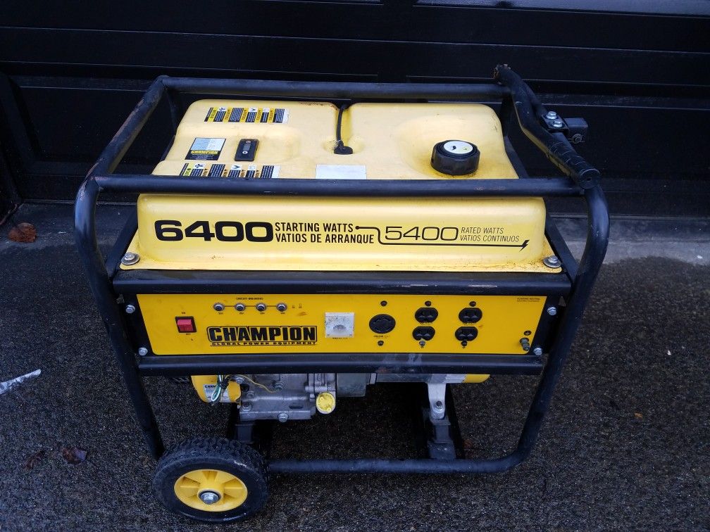 Used Champion Gas Generator 