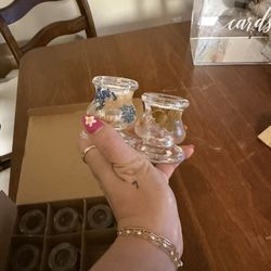 Floral Taper Candle Holders - Set Of 12 Wedding / Party / Home decor 