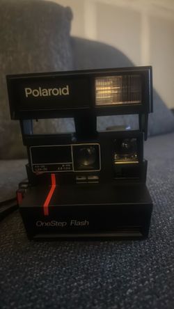 OneStep Flash polaroid camera