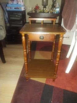 Small table with drawer