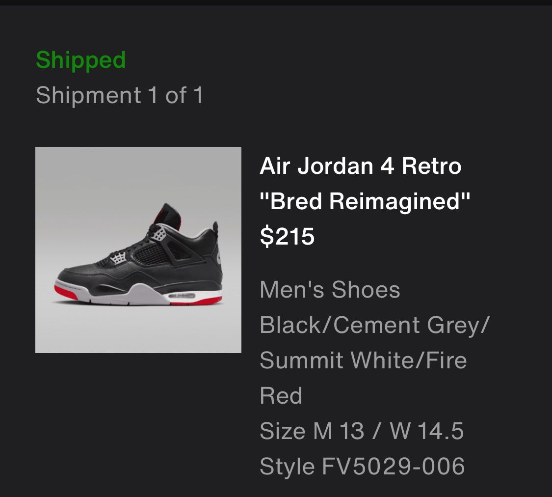 Air Jordan 4 Reimagined Size 13