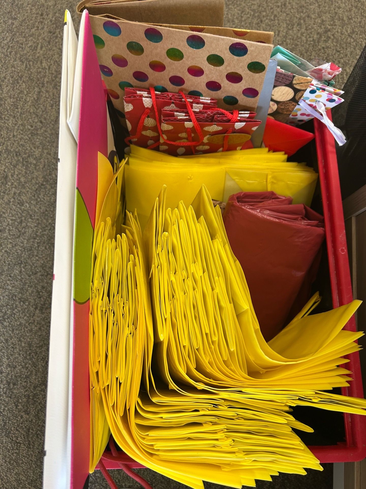 Assorted gift bags