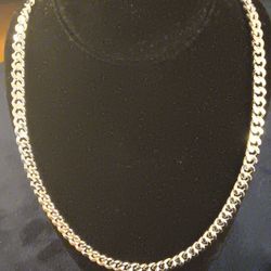 22" Italian Silver Necklace 
