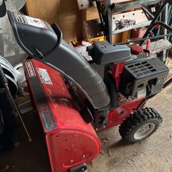 24 In Craftsman Snowblower Almost New