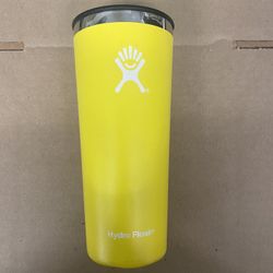 22 oz yellow hydroflask tumbler