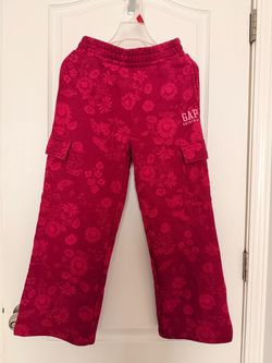 Gap Floral Cargo Sweatpants