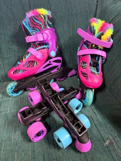 2-in-1 Adjustable Combo Skates