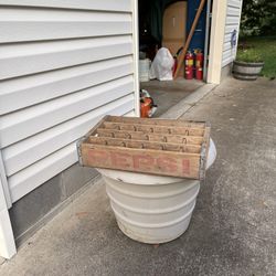 Pepsi Wooden Crate
