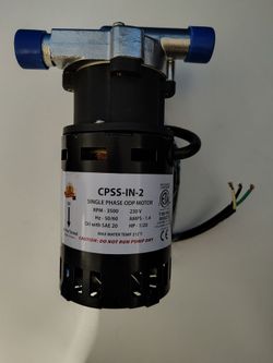 Single phase ODP motor