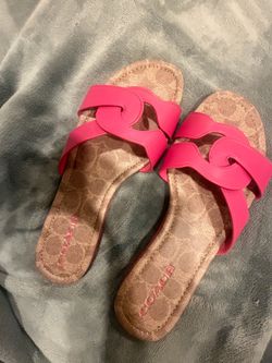 Coach Essie Leather Sandal